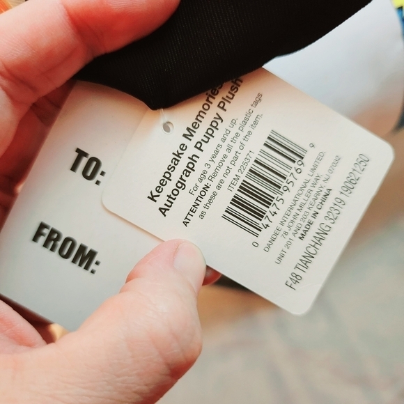 NWT DanDee Jumbo Graduation Autograph Hound Keepsake Plush w Pen Stuffed New - Picture 12 of 16